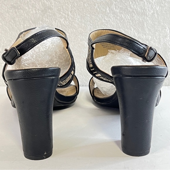 LIFESTRIDE SOFT SYSTEM Luna Sandals Womens 9.5‎ W Shoes Heels 3.5 in Block Heel - Picture 8 of 11